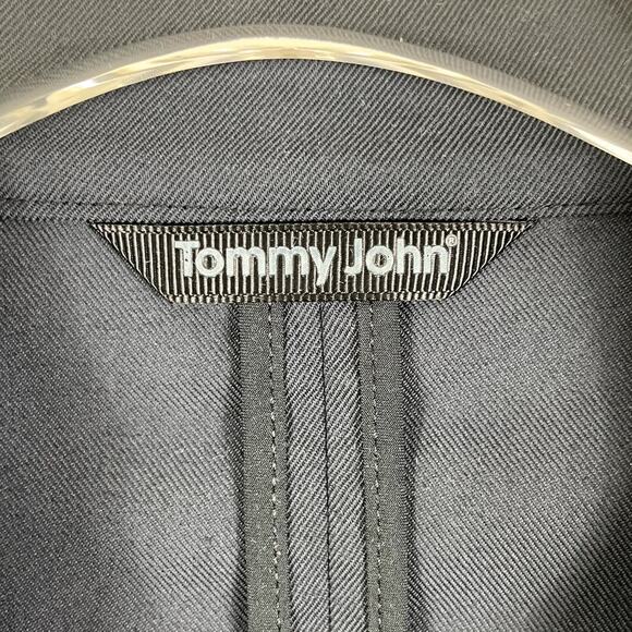 Tommy John The Go Anywhere Collection Blazer Minimalist Career Blue Women's Med - Picture 12 of 13